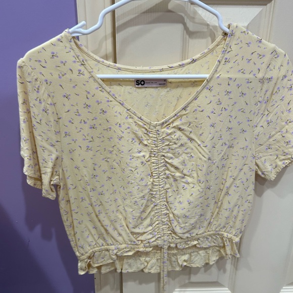 Yellow Floral Top - Picture 2 of 2